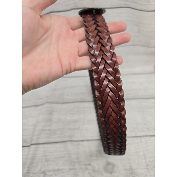 LL Bean Braided Belt Size 34. Model F755. Native Design Buckle - Picture 4 of 9